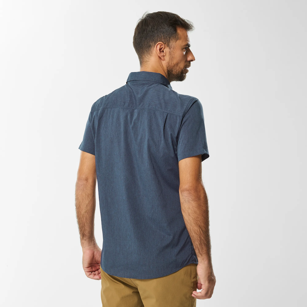 Chemise de randonnée à manches courtes Arpi Shirt - Saphir