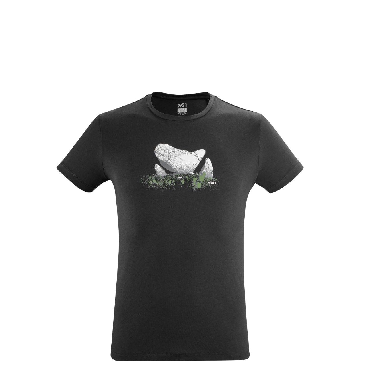 Tee Shirt à manches courtes de randonnée Boulder Dream - Noir