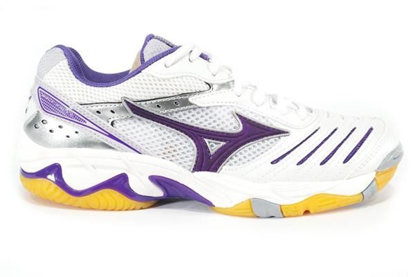 Chaussures Indoor - Wave Rally 3 - Blanc/Violet