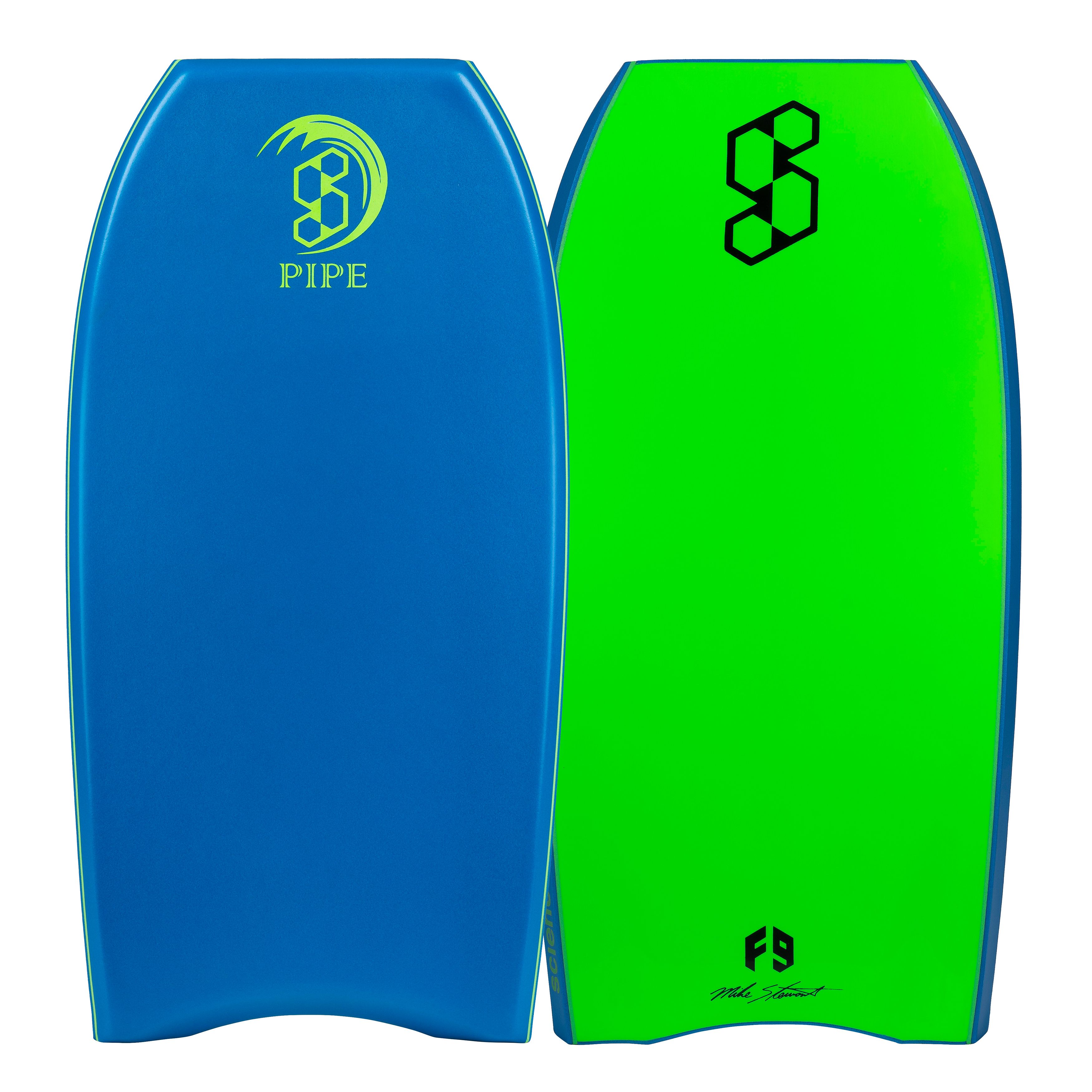 Planche de bodyboard - Pipe 1 Stringer -  Royal Blue / Bright Green
