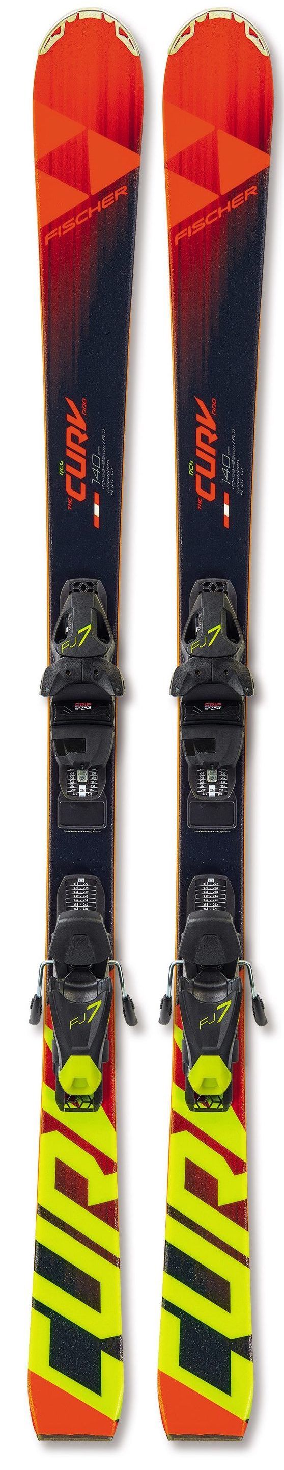 Pack skis Junior RC4 THE CURV PRO SLR + Fix FJ7 AC
