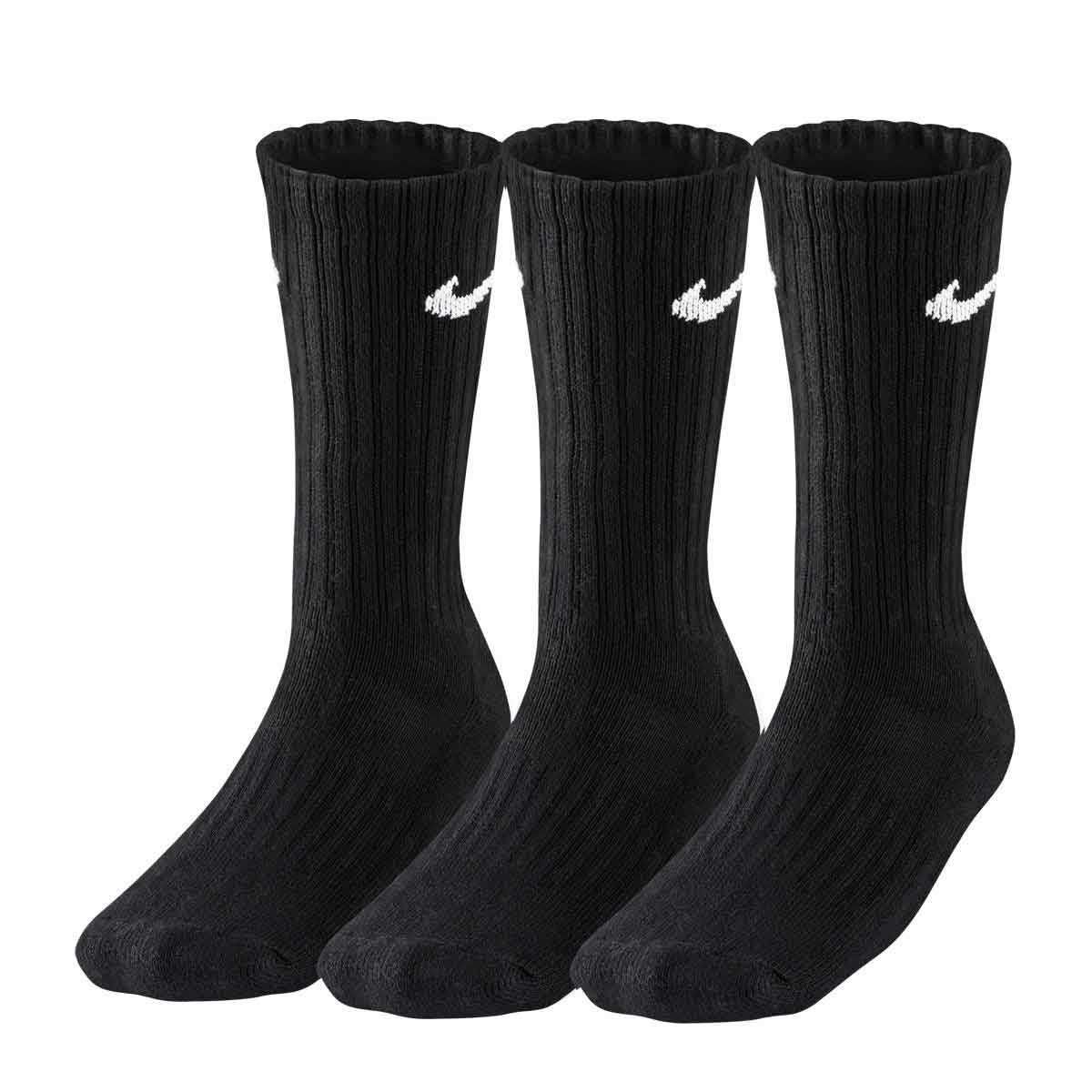 Chaussettes de sport Nike Value Cushion Crew - Noir - 3 paires