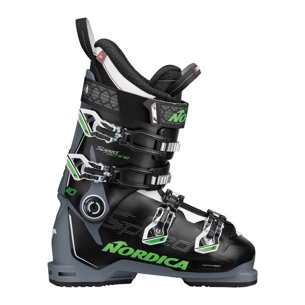 Chaussures de ski Speedmachine 110 - Noir/Vert