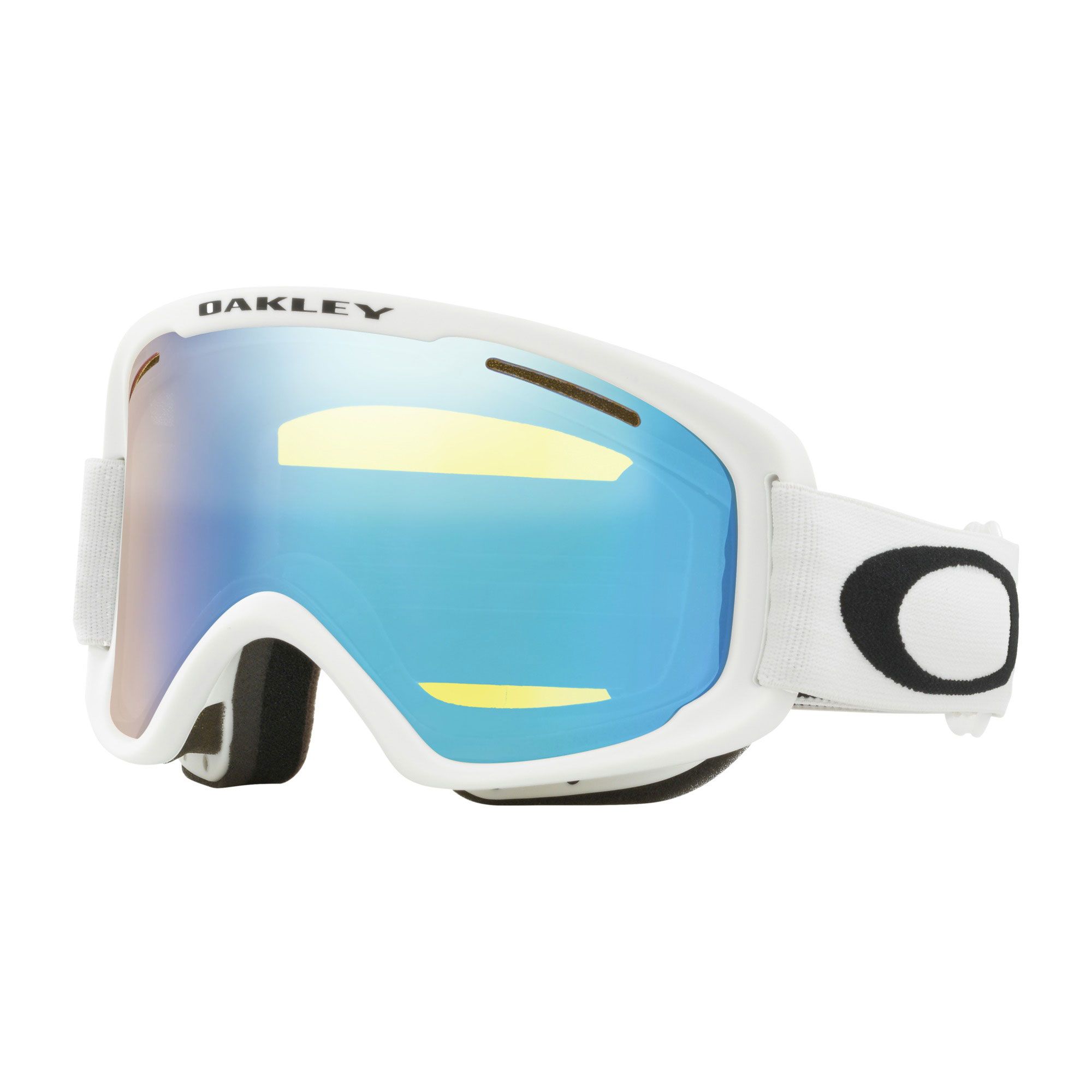 Masque de Ski O-frame 2.0 XM - Matte White -  Hi Yellow + Dark Grey
