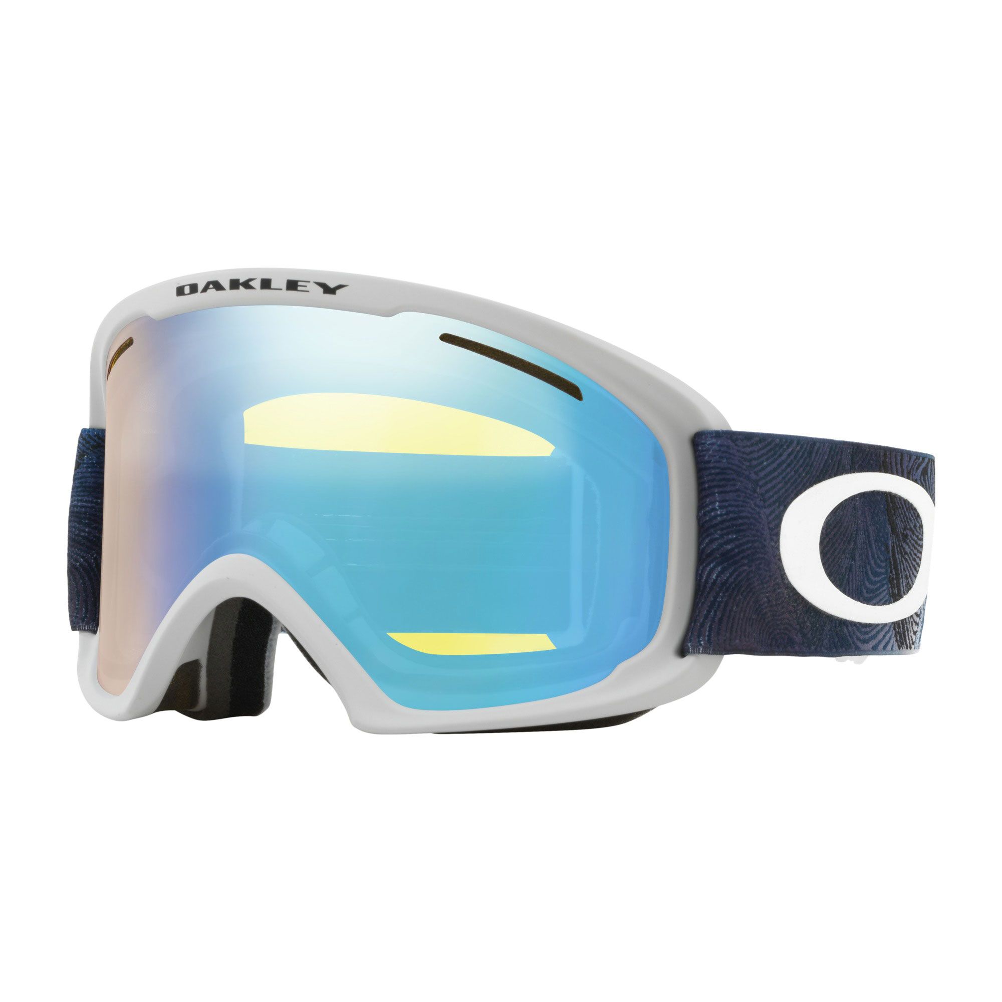 Masque de Ski O-frames 2.0 XL - Mystic Flow Poseidon - High Intensity Yellow + Dark Grey