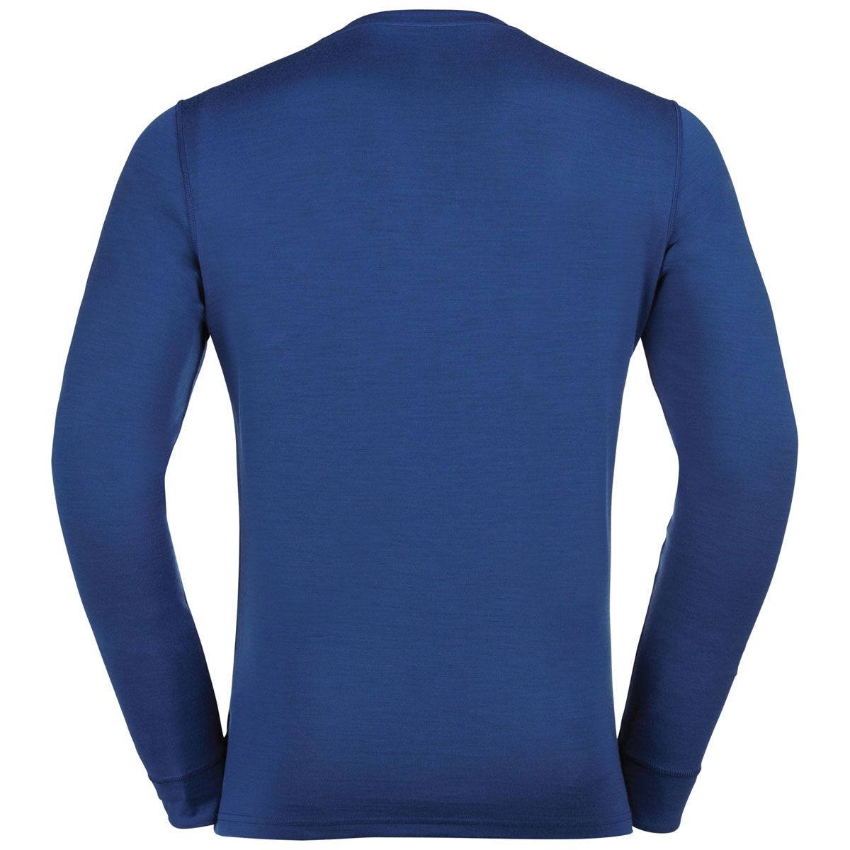 T-shirt Manches Longues Natural 100% Merino Warm Homme - Sodalite Blue/Grey Melange