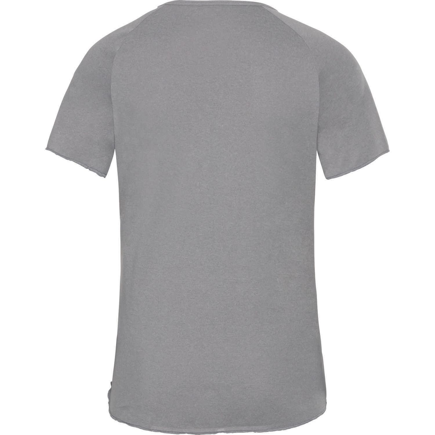 T-Shirt Helle Print - Grey Melange
