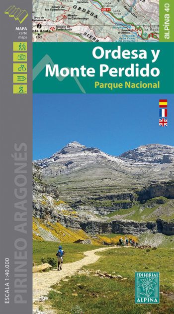 Carte de randonnée Ordesa y Monte Perdido - 1 / 40 000