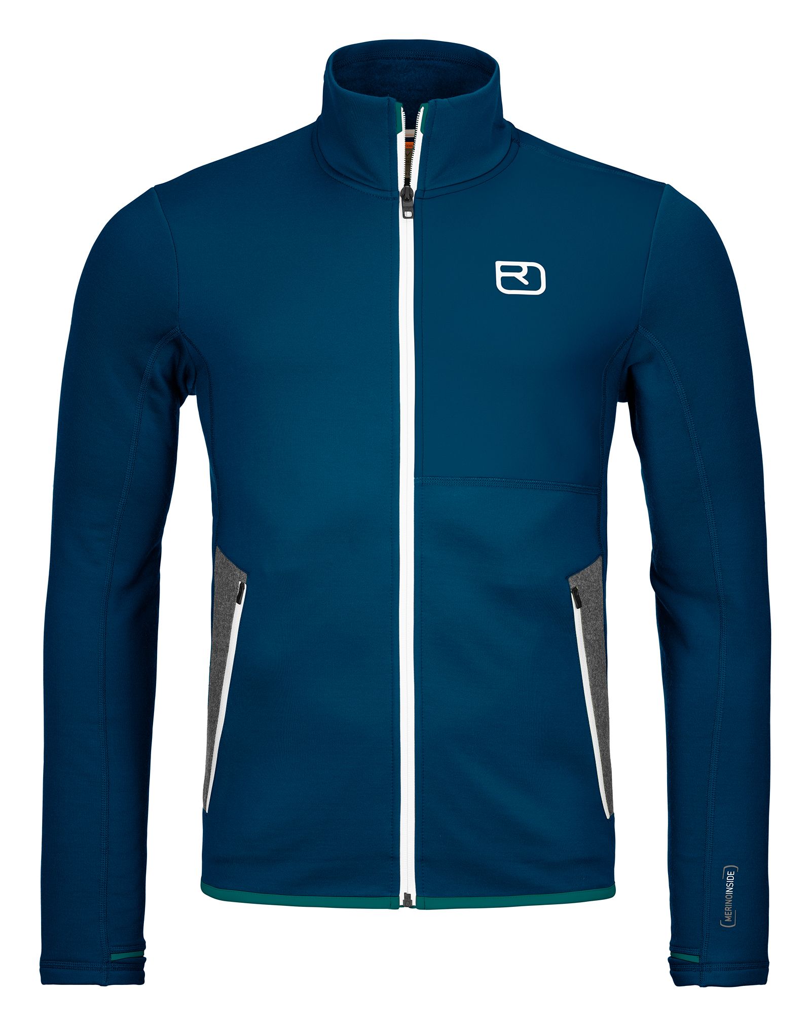 Polaire Fleece Jacket Men - Petrol blue