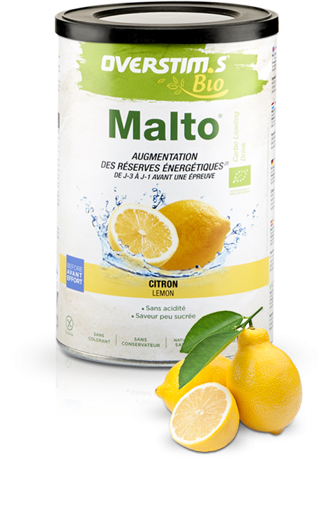 Boisson énergétique Malto Antioxydant Citron Bio - 450 g