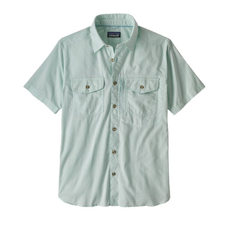 Chemisette de randonnée M's Cayo Largo II Shirt, Chambray : Pelican (CPCL)