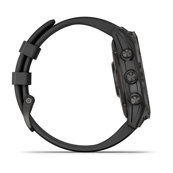 Fénix 7 Solar Sapphire - Titane Carbon Grey bracelet Noir