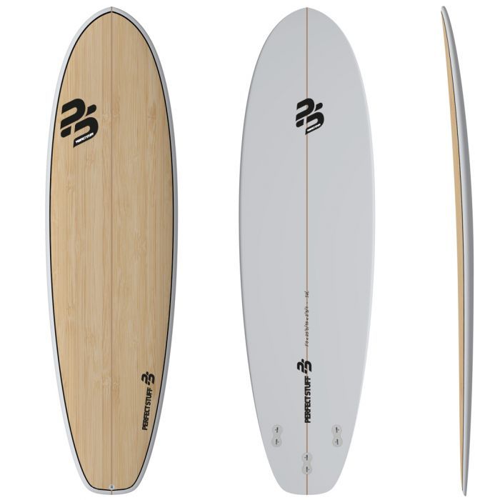 Planche de Surf 7'0" White WOMBAT Bamboo
