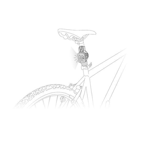 PETZL Kit de fixation lampe sur vélo Bike Adapt