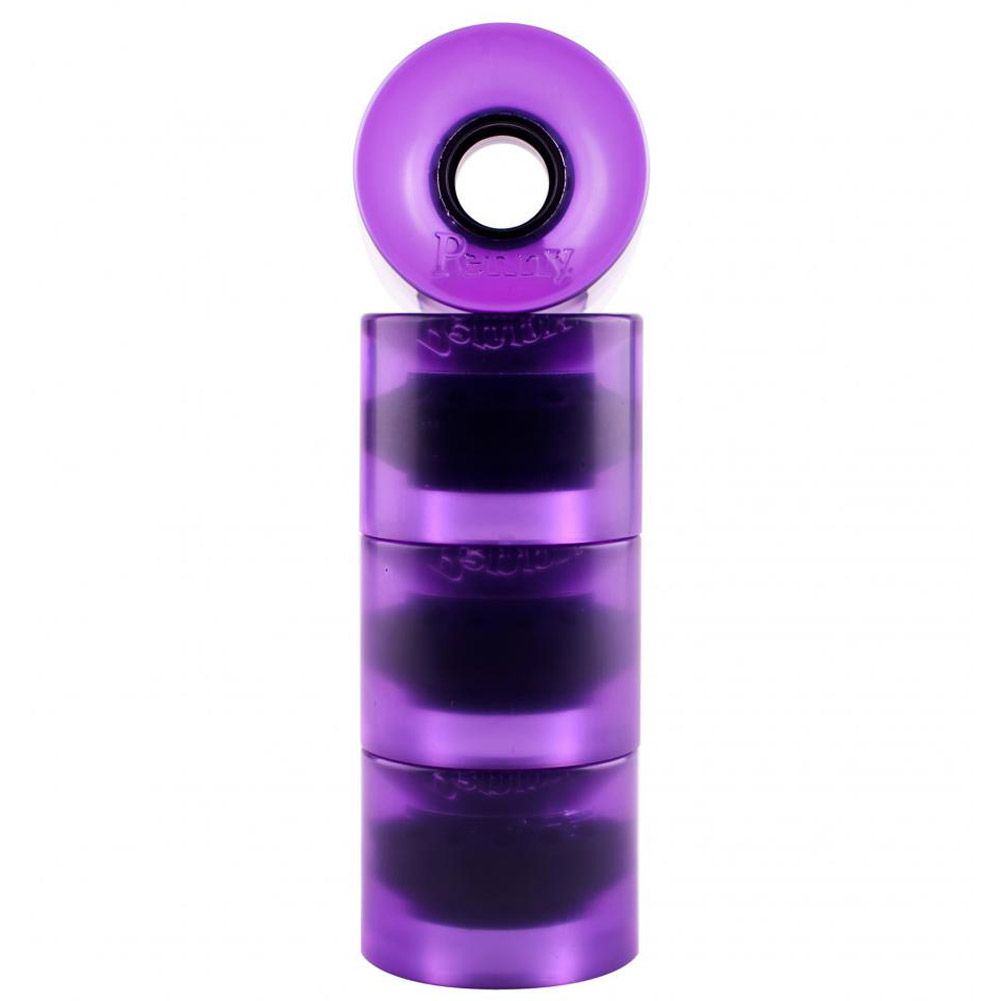 Pack de Roue pour Skateboard Penny - Purple Trans Purple - 59mm