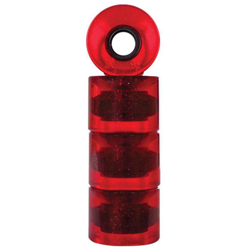 Pack de Roue pour Skateboard Penny - Red Glitter Red - 59mm