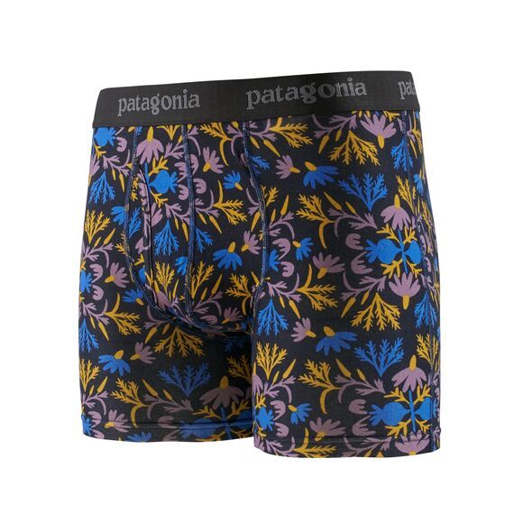 Boxer M's Essential Boxer Briefs - 3 Inch - Roots Reflected Small: New Navy