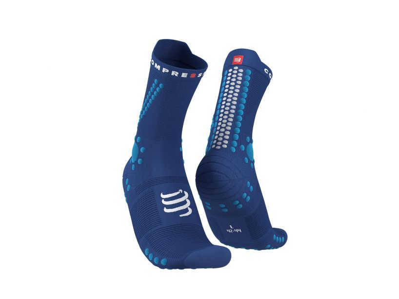 Chaussette de running Pro Racing Socks V4.0 Trail - Sodalite Flu Blue