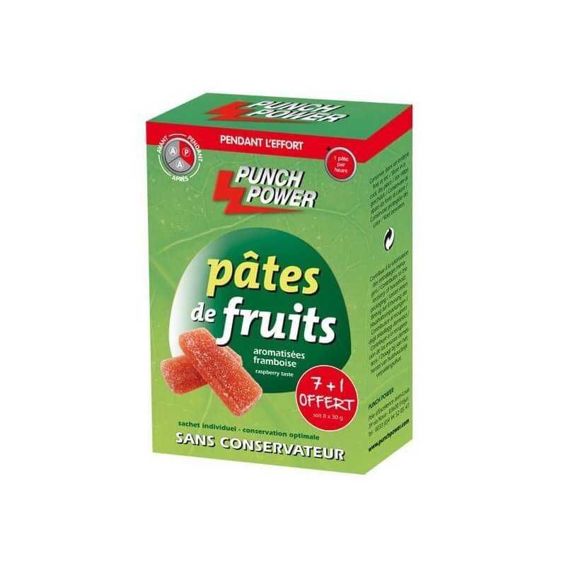 Boîte de 8 Pâtes de fruits énergétiques - Framboise