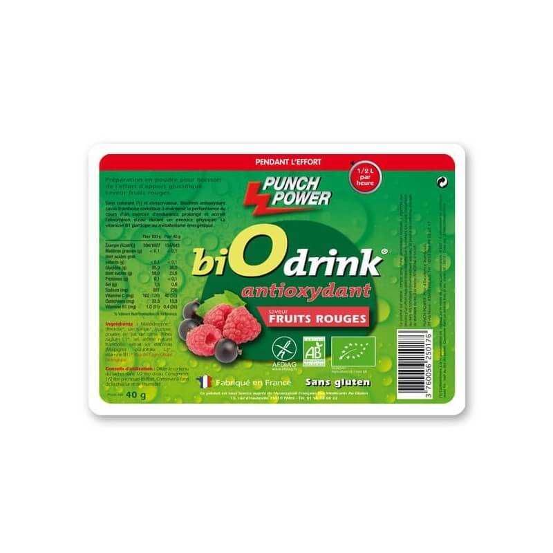 Sachet Biodrink 40 g - Fruits rouges