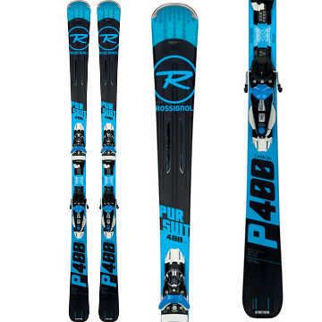 Pack Ski rossignol Hero Pursuit 400 CARBON 2018 et Fixations NX 12 Dual Konect WTR Black/Blue