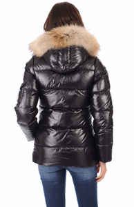 Doudoune Authentic Jacket Shiny Fur - Black