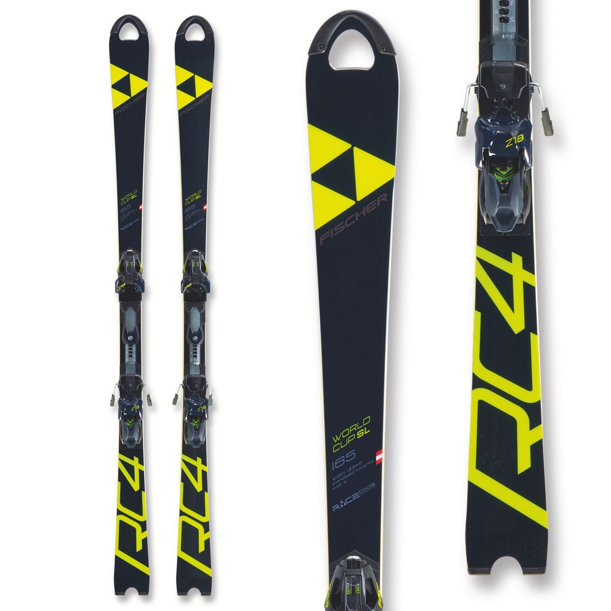 Pack Skis RC4 WORLDCUP SL MEN CURV BOOSTER + Fix Z17