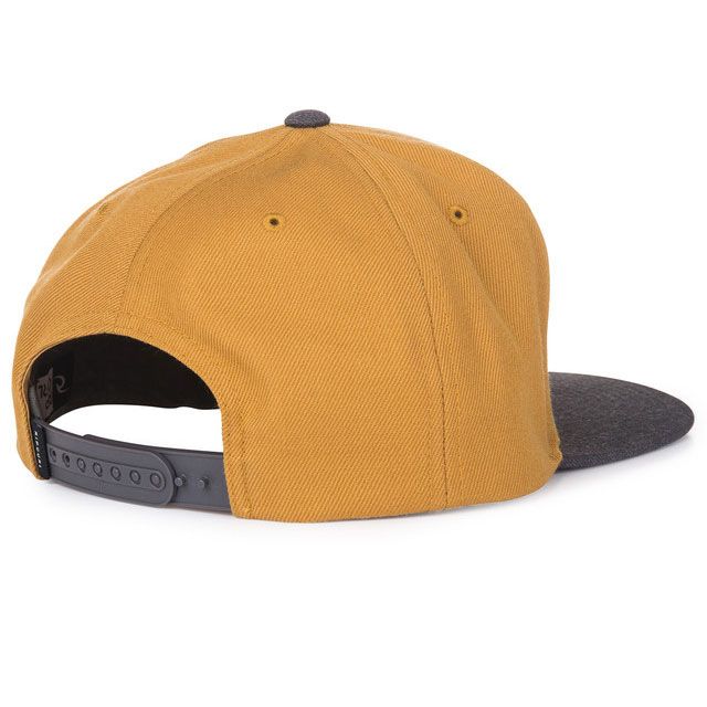 Casquette Valley Badge Snap Back - Jaune Vintage Yellow
