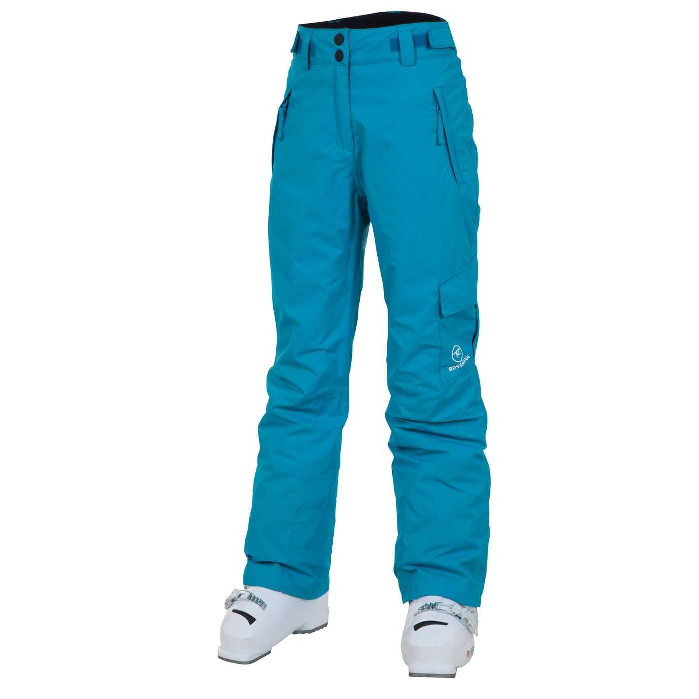 Pantalon Ski Fille Girl Cargo Pant - Bleu Cyan