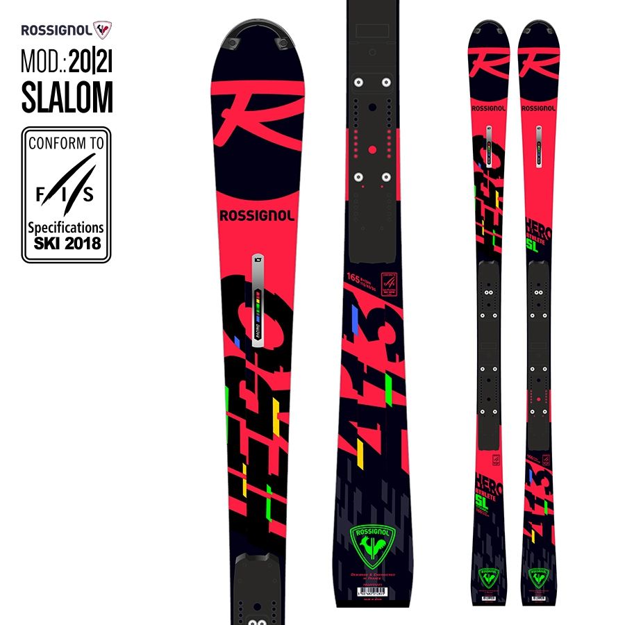 Pack skis Hero Athlete FIS SL R22 WC 2021 et Fixations SPX 15 