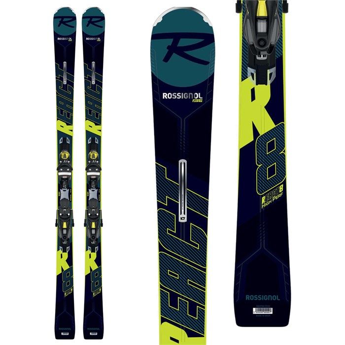 Rossignol Pack Skis React 8 HP 2020 + Fixations NX12 Konect Sports Aventure