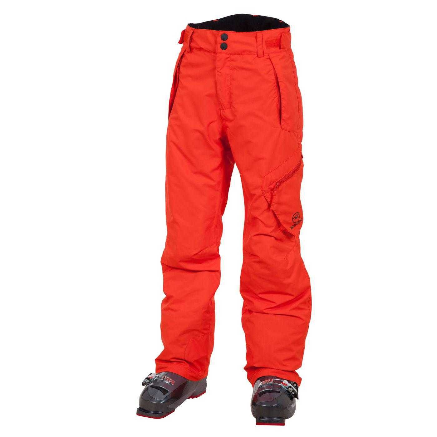 Pantalon de ski junior boy cargo pant rouge taille 10