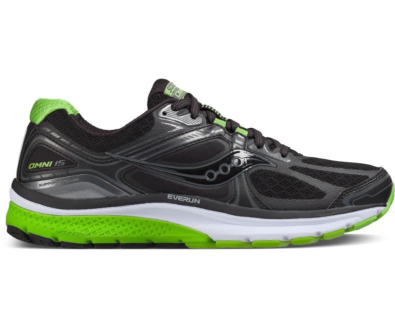 Chaussure de running Omni 15 - Black/Lime Saucony chaussure de profil