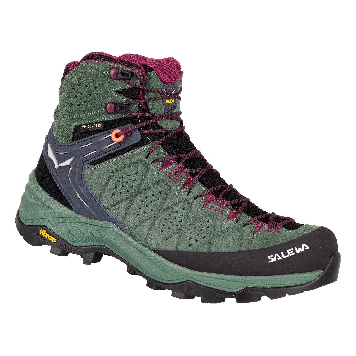 Chaussure de randonnée W's Alp Trainer 2 Mid GTX - Duck Green / Rhododendon