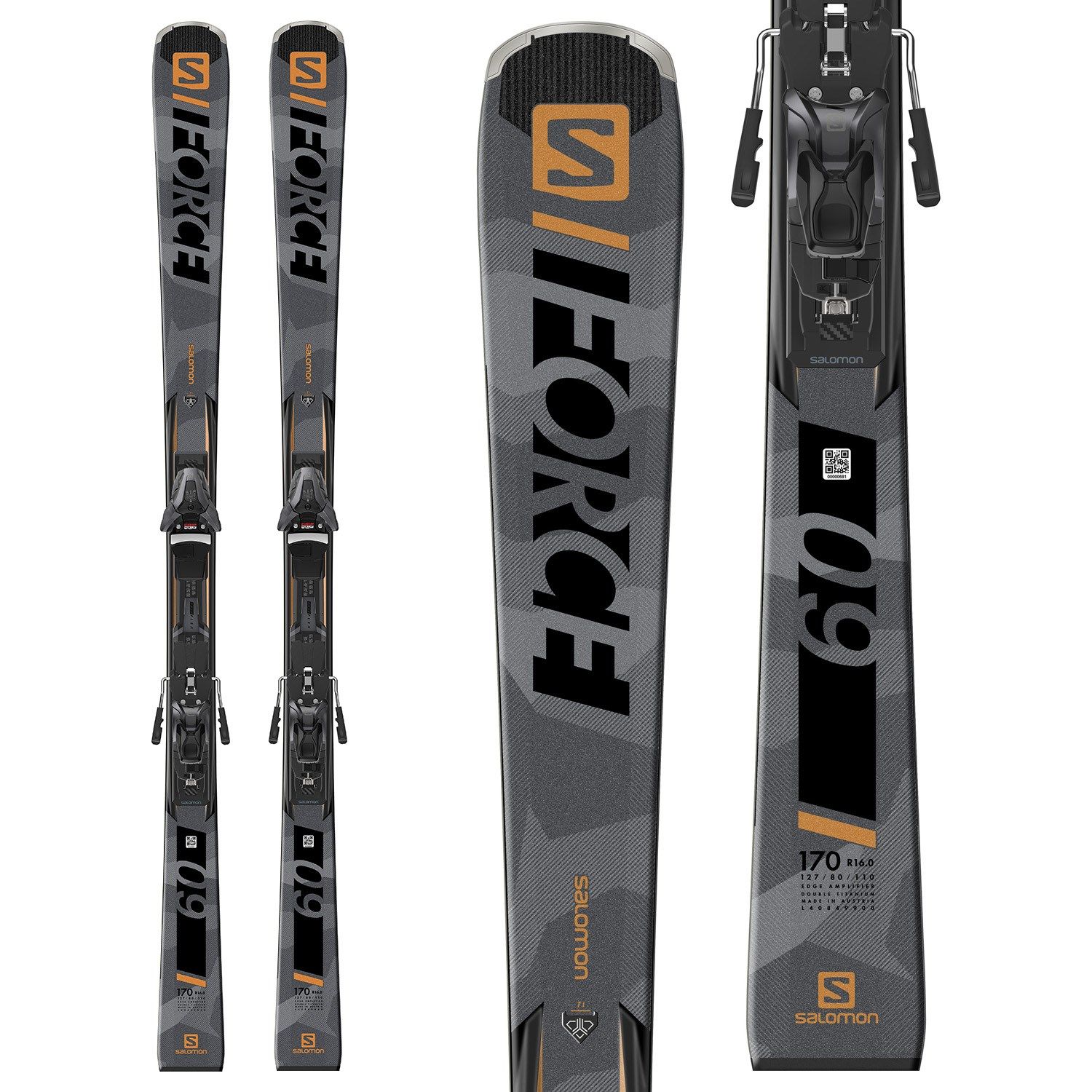 Pack Salomon Skis S/Force 9 2020 + Fixations Z12 Gw