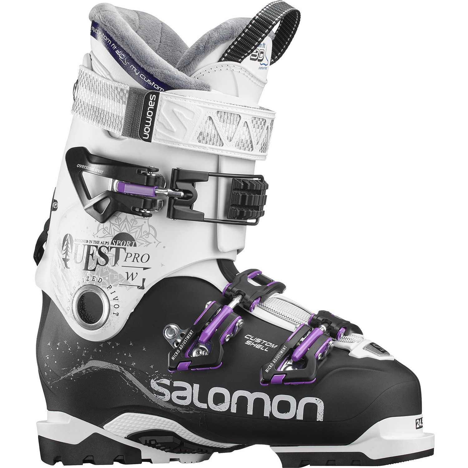 Chaussures Ski Femme Quest Pro SP W - Black/White