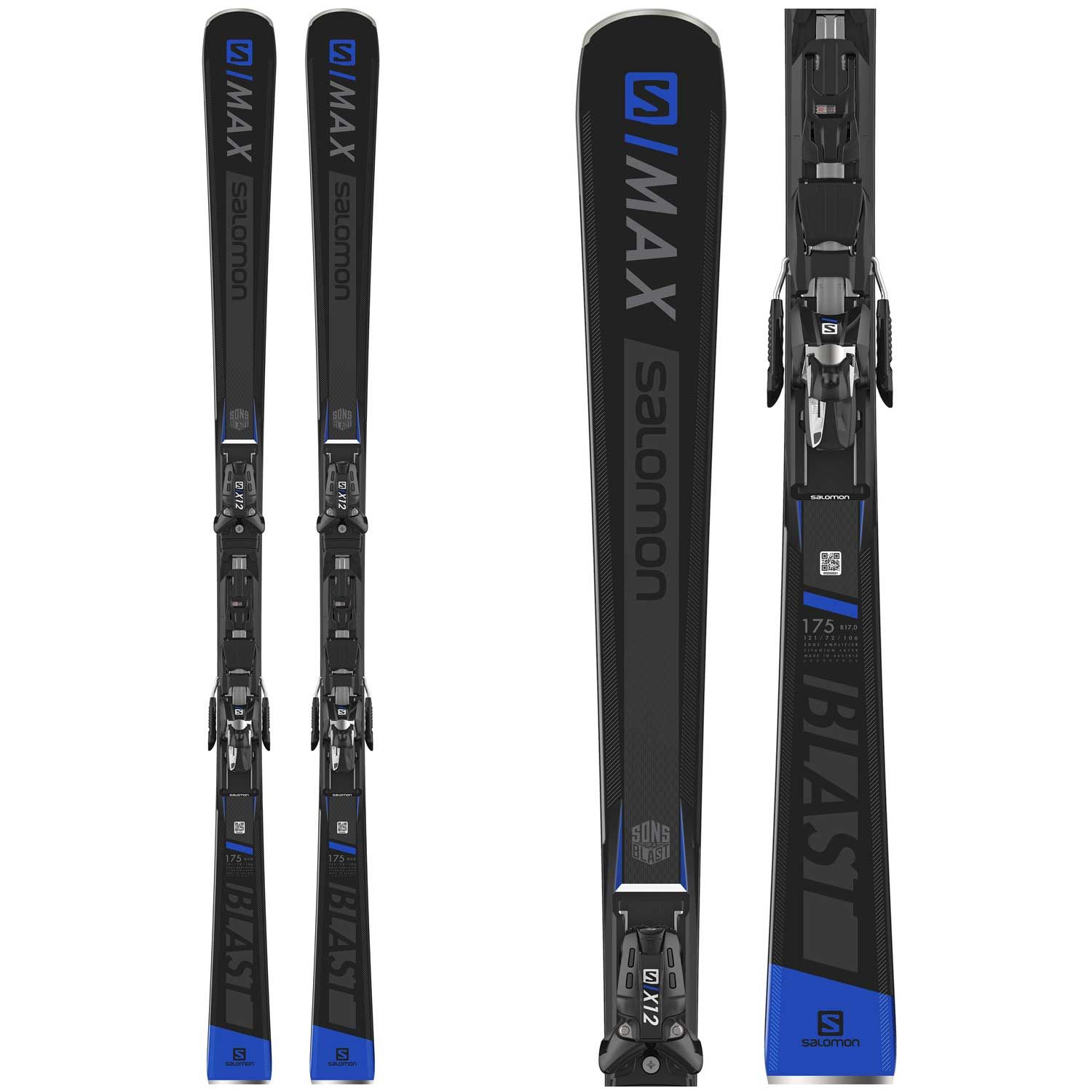Pack ski X S/MAX BLAST+ X12 TL Black/Bl 2019