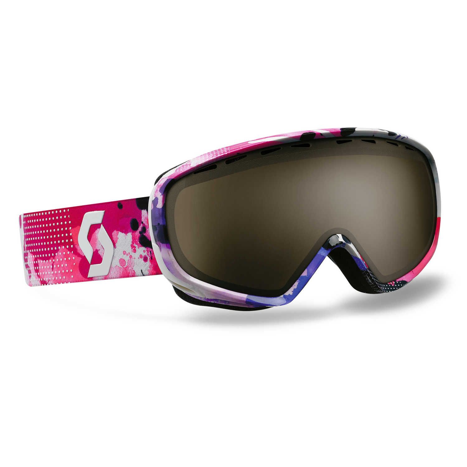 Masque De Ski Dana - Fashion Wash Pink Natural Lens Black Chrome