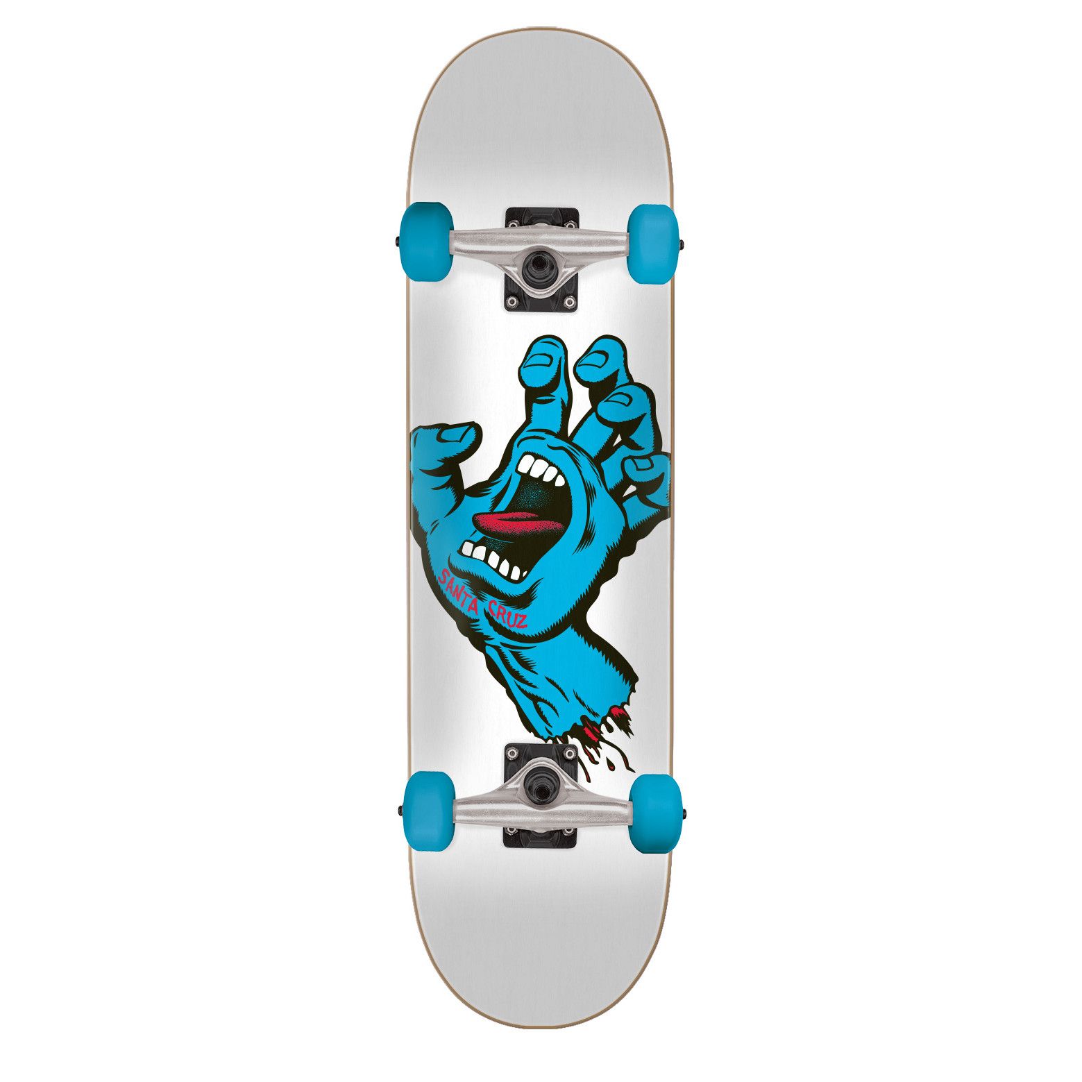 Skate Complet Mid Screaming Hand - White