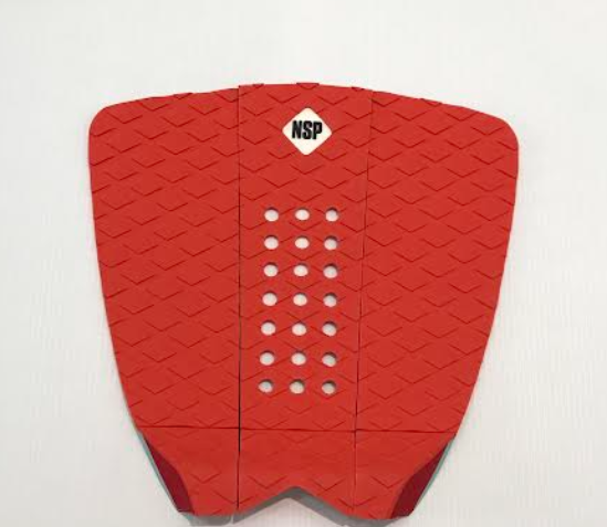 Pad de surf 3 pieces recycle traction Rouge