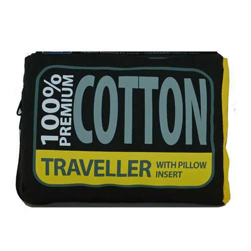Drap de sac en coton Traveller Pillow insert
