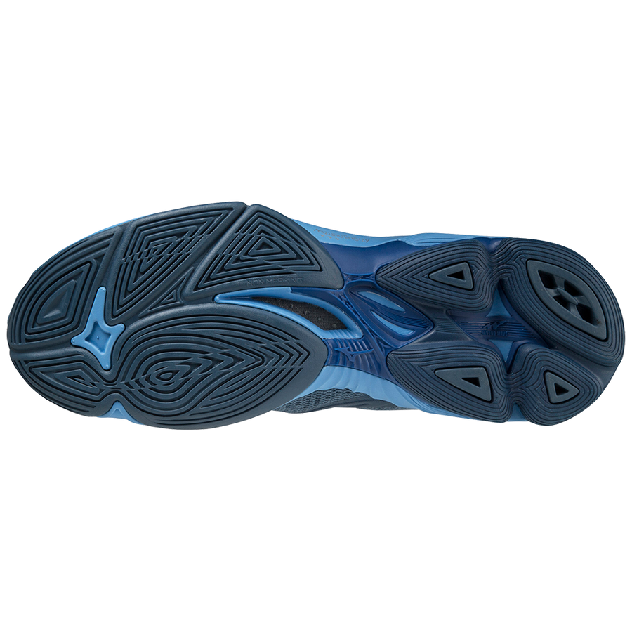 Chaussure de Volley-Ball Wave Lightning Z Mid - Dark Denim White Blue Jasper