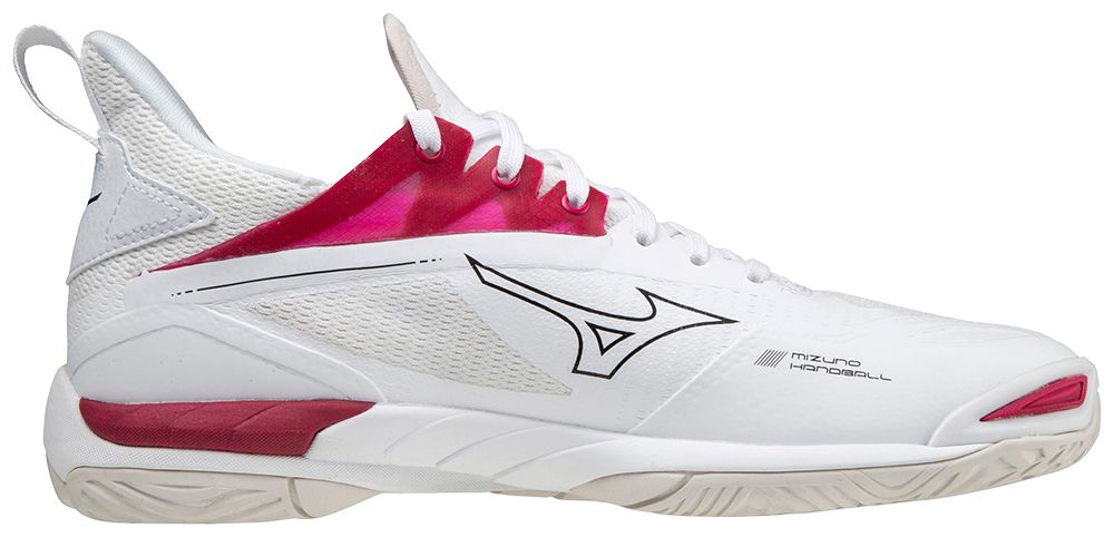 Chaussure de running Wave Mirage Wos - White / Black / Persian red