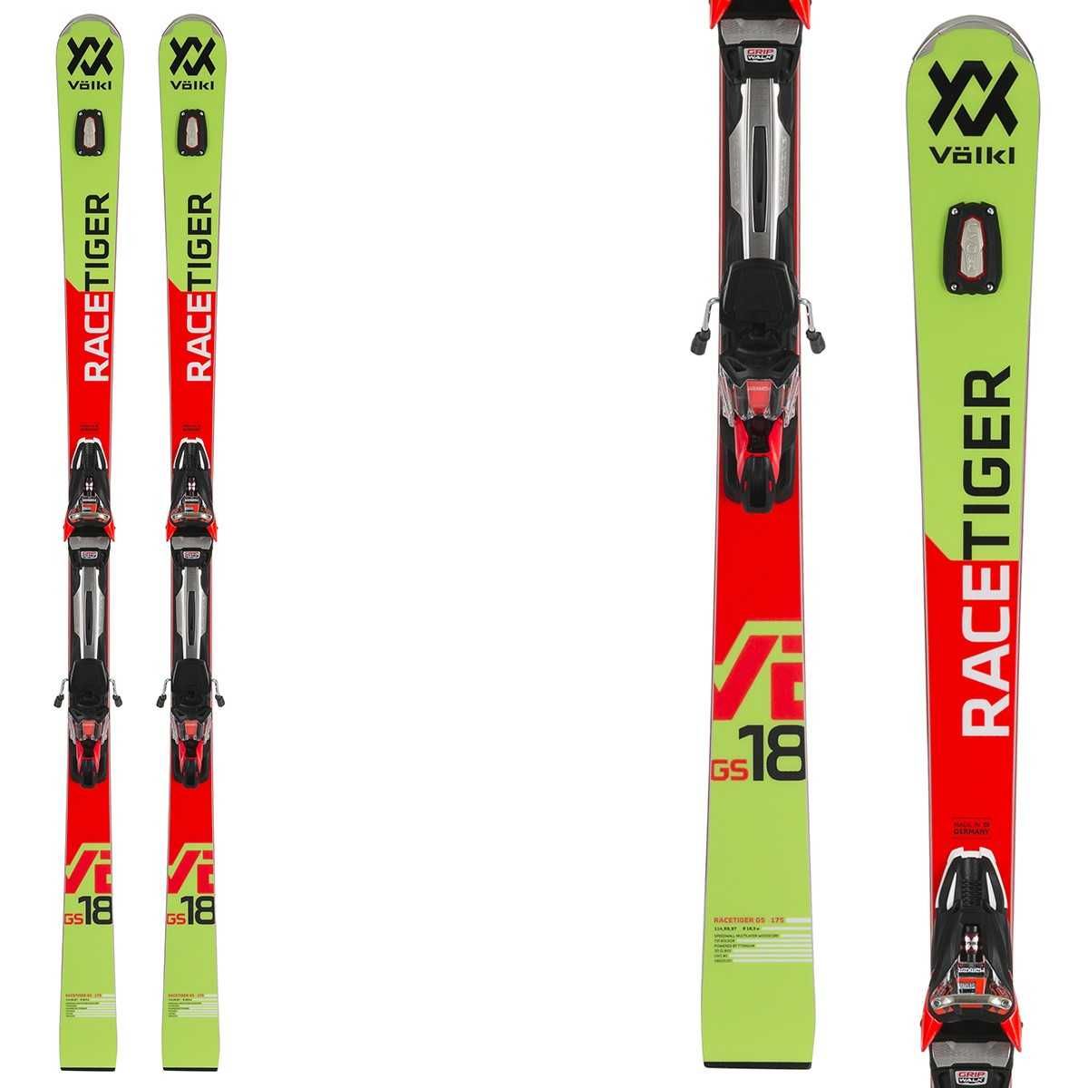 Pack Ski RACETIGER GS + RMOTION2 12 GW BLK RED 