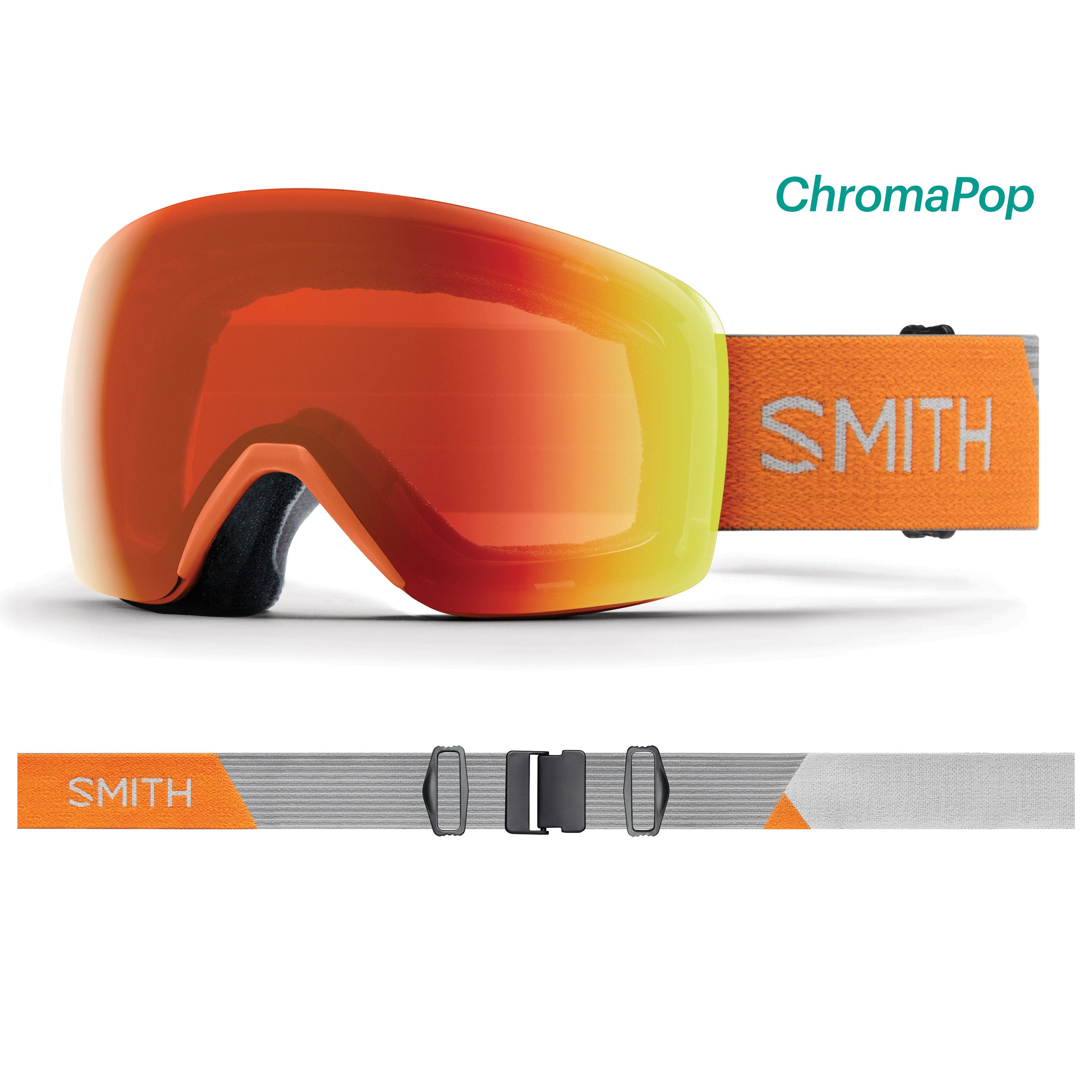 Masque de Ski Skyline - Halo - ChromaPop Everyday Red Mirror 