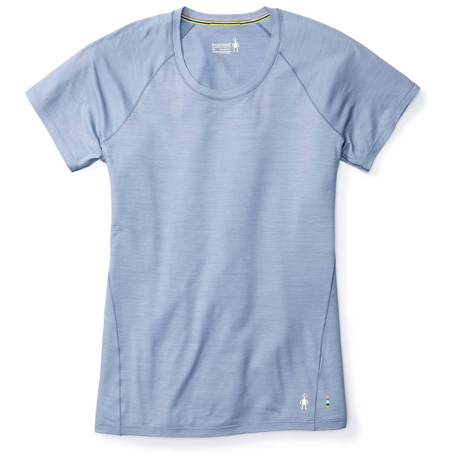 T-shirt Femme Merino 150 Baselayer Pattern Short Sleeve - Blue Steel