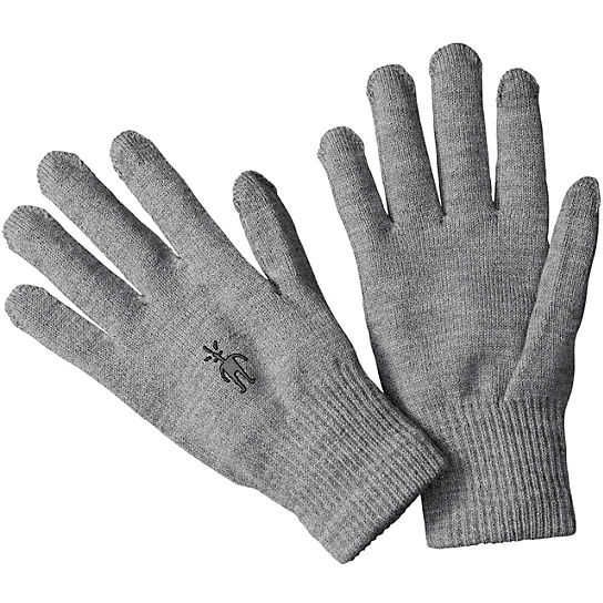 Liner Gloves - Gants en Laine Merinos Tactile - Silver Gray Heather