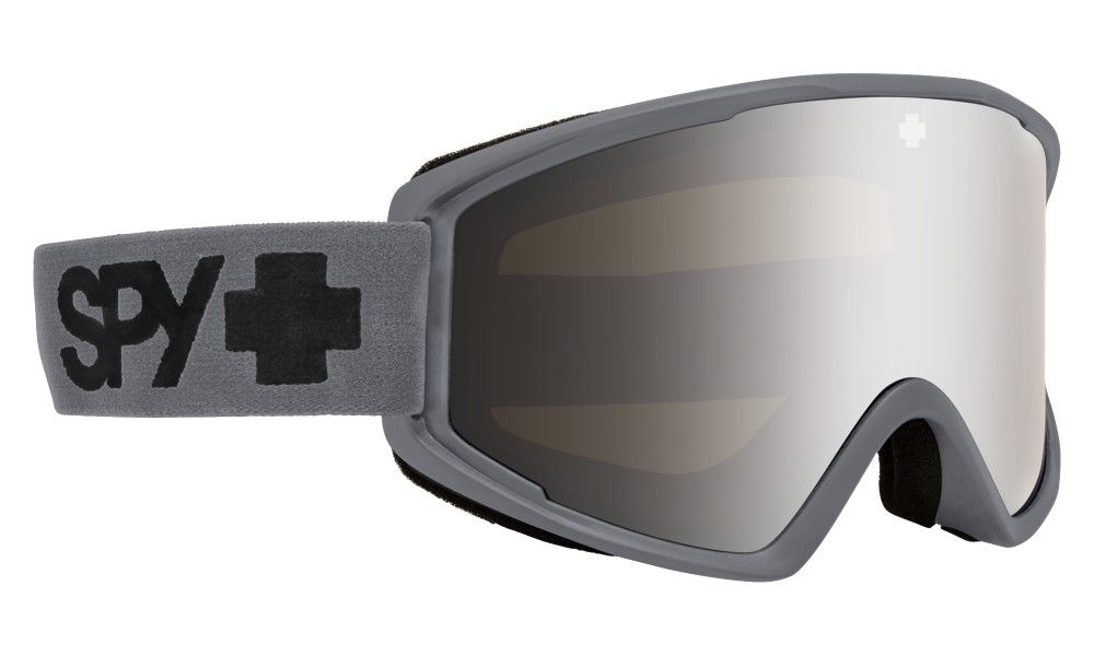 Masque de Ski Crusher Elite - Matte Gray- HD Bronze w/ Silver Spectra Mirror