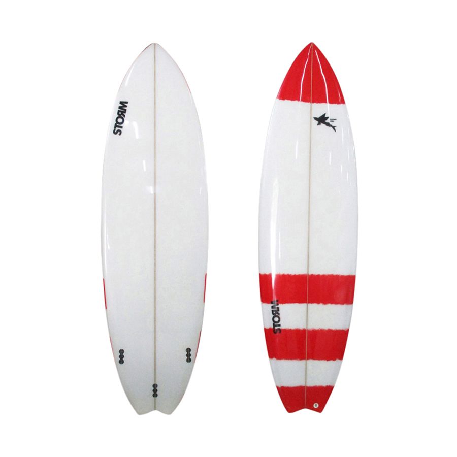 Planche de surf - Pu Swallow Tail 6'6 X 21" X 2"3/4 Thruster - Flying Fish Design 9