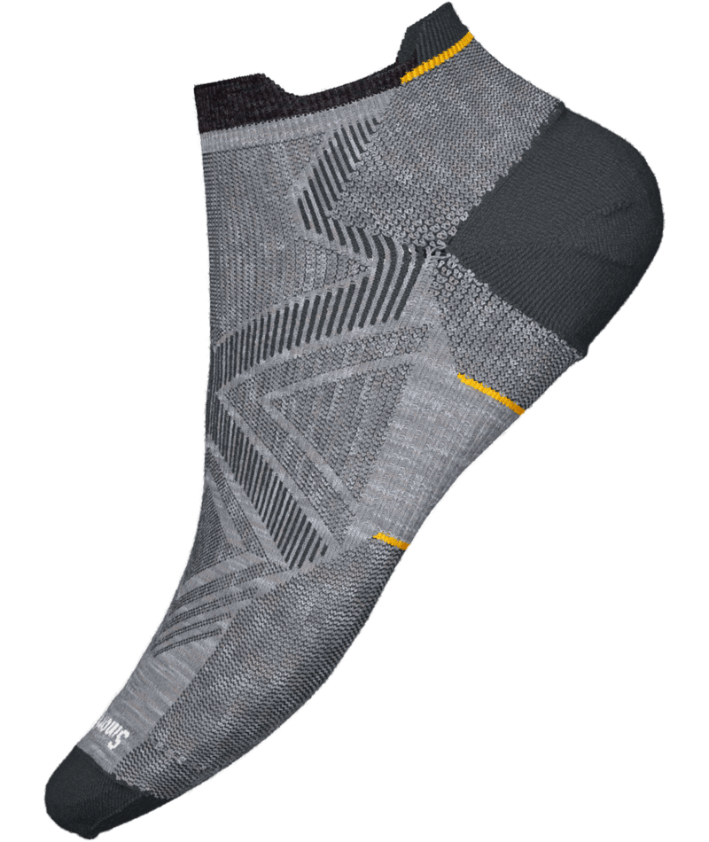 Chaussettes de running Run Zero Cushion Low Ankle Socks - Light Gray